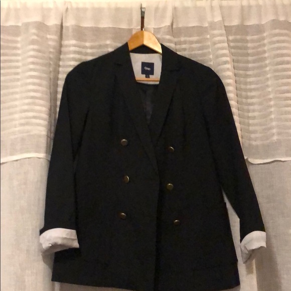 GAP - Blazer with gold buttons & striped liner - Picture 4 of 5